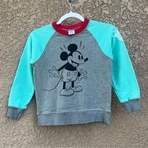 Hanna Andersson x Disney Mickey Mouse Sweatshirt Top Kids Size 6-7 120cm‎ Shirt